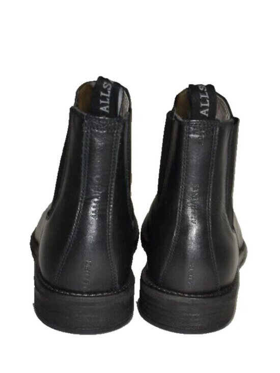 New! AllSaints Black Men\'s Harley Pull On Chelsea Boot 10 US DD480A main image 5